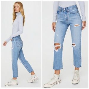 NWT Levi's Wedgie Straight Ankle Jeans